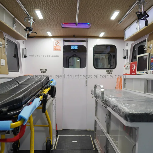 High Quality Brand New Boat Ambulance Manual Transmission Diesel Gasoline Fuel Options Competitive Medical Ambulance Pricing