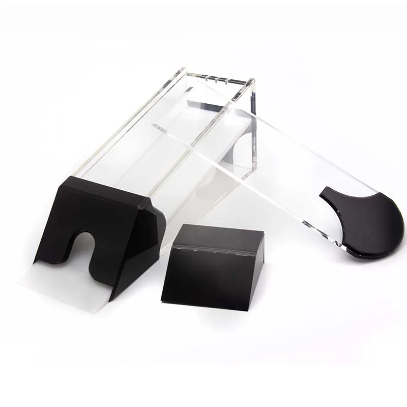 Hot Selling Casino Accessories Acrylic Transparent Boot 1-8 Decks Playing Poker Cards Dealer Shoe