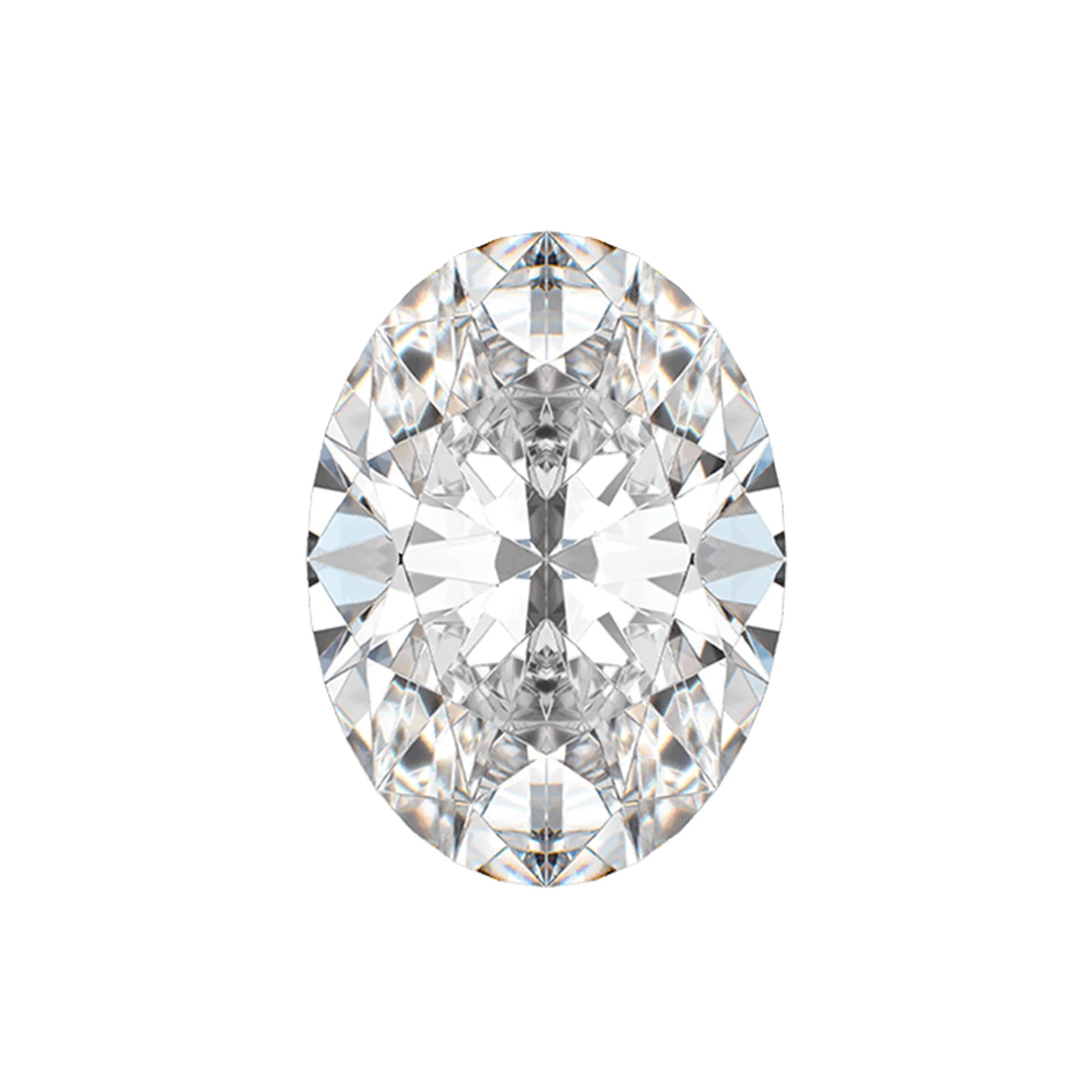 Lab grown diamond 1.5 CT IGI Certified Oval Cut Diamond D Color VS2 Clarity Lab Grown Loose Solitaire Diamond