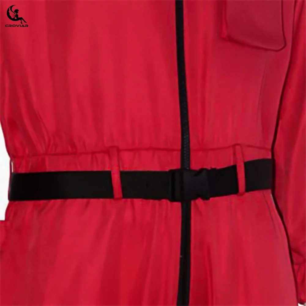 Korean Squid Game 2021 Costumes Red Men Halloween Jumpsuits Squid Game Movies & T.V costume