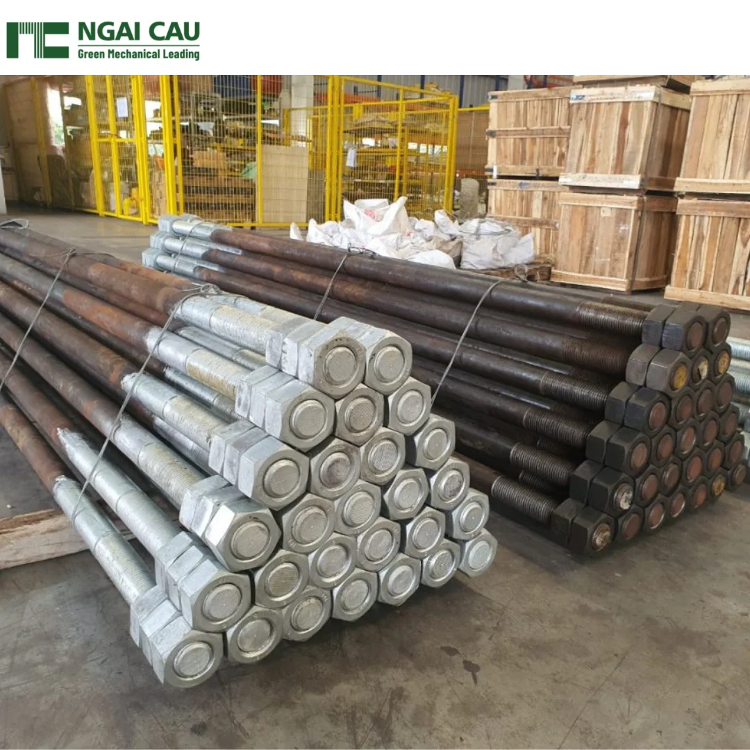 From Vietnam Supplier:  Hot Dip Galvanized Screw Piles Foundation/  Galvanized Screw Anchor Bolts (Ready Stock)