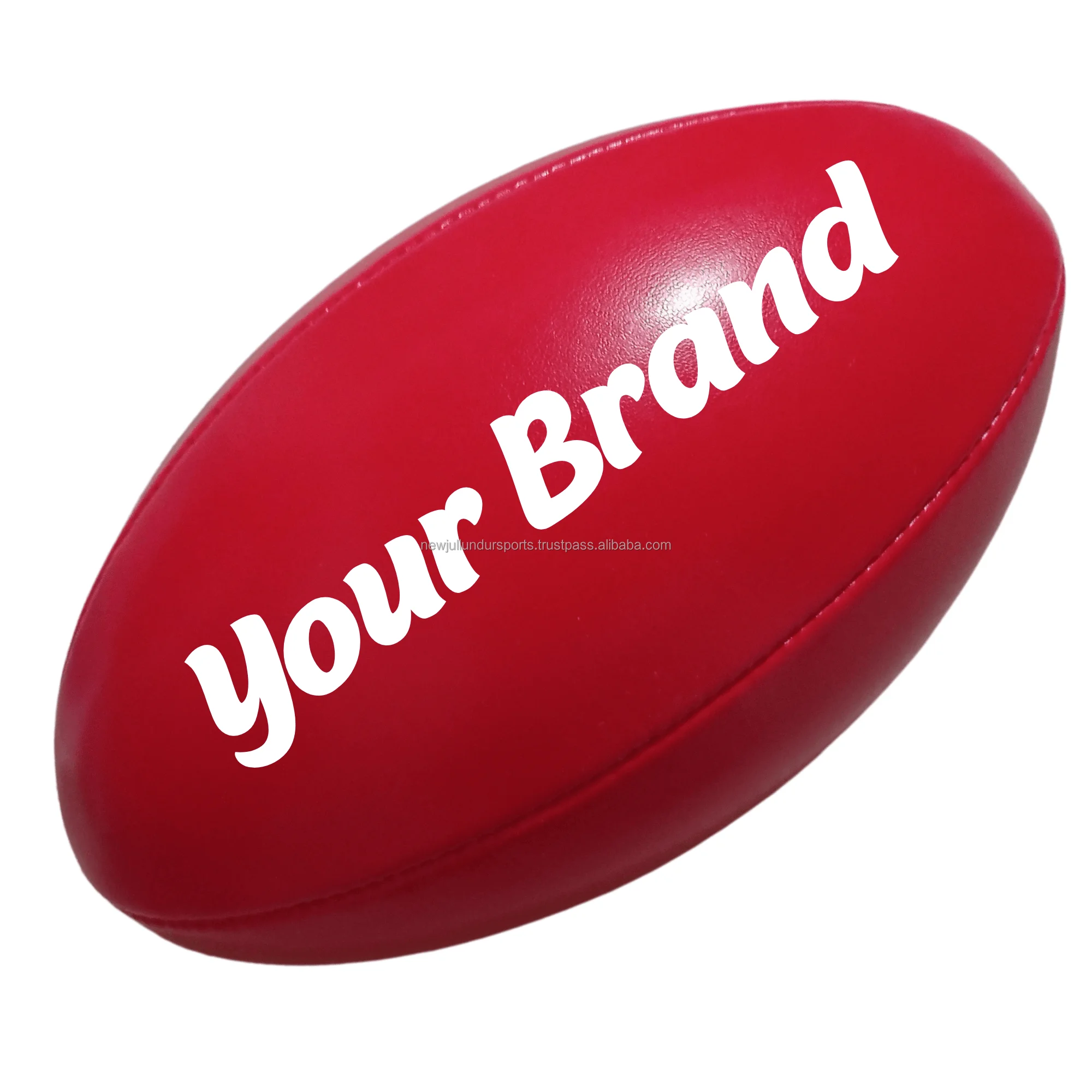 High quality Mini Promotional AFL PVC material football suitable for grass perfect grip blue color football