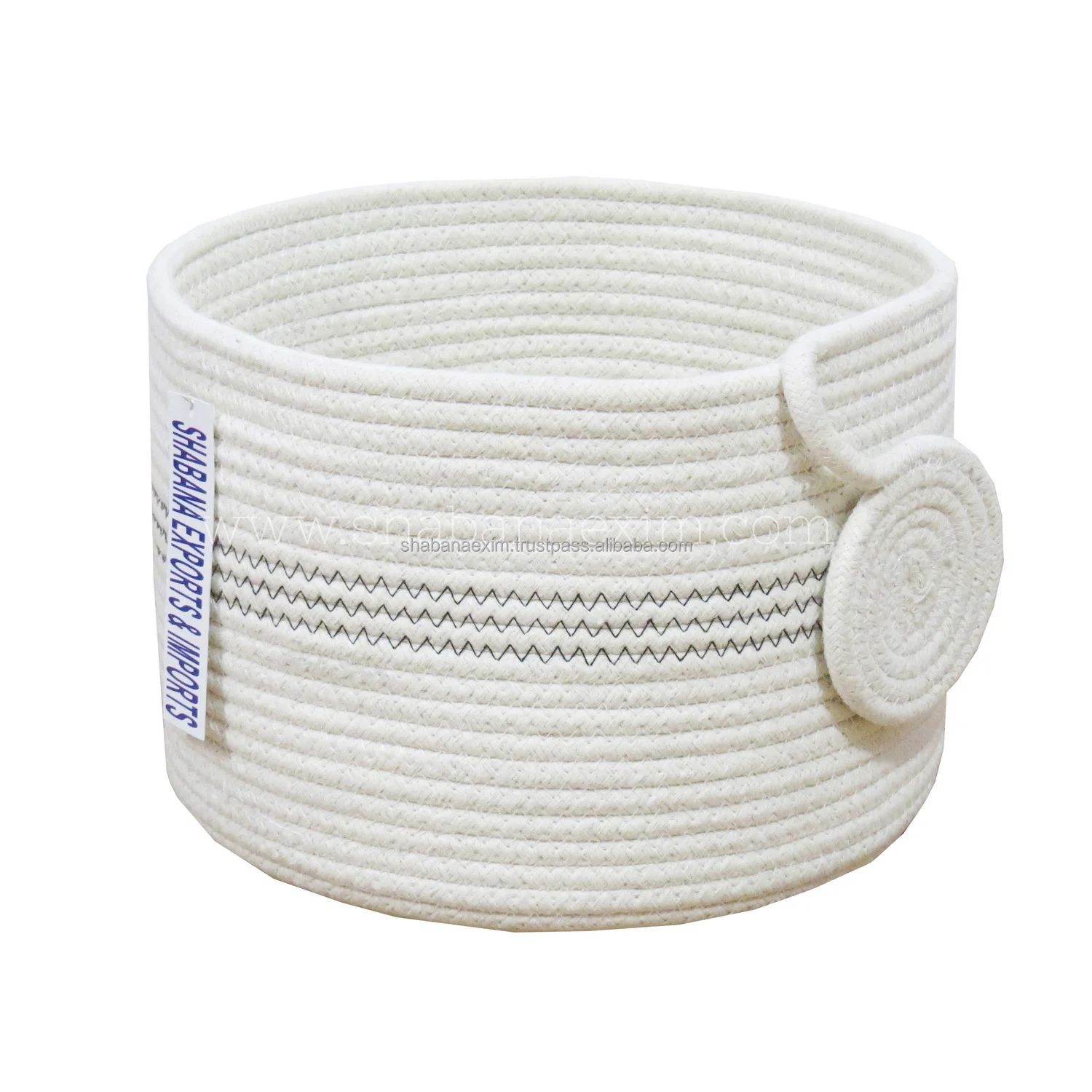 Portable Box Foldable Kids Baby Cloth Storage Basket Cotton  Basket for Organizing with Different Color & Sizes Longer Stay