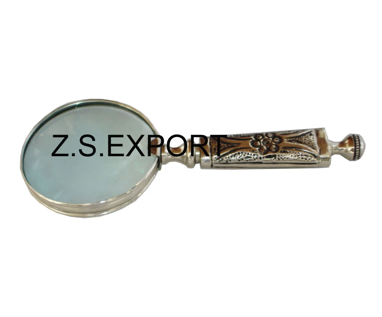 Modern Design Full Material Metal Magnifying Turned Hand Lens Magnifying Optics Glass With/Desktop Professional Magnifier