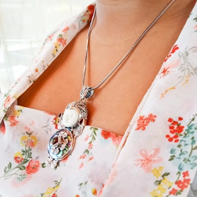 NY-MFPD024-GOOD Quality Cross Hamsa Turkish Evils Eye Pendant Necklace Charm 18k Gold Plated Pendant