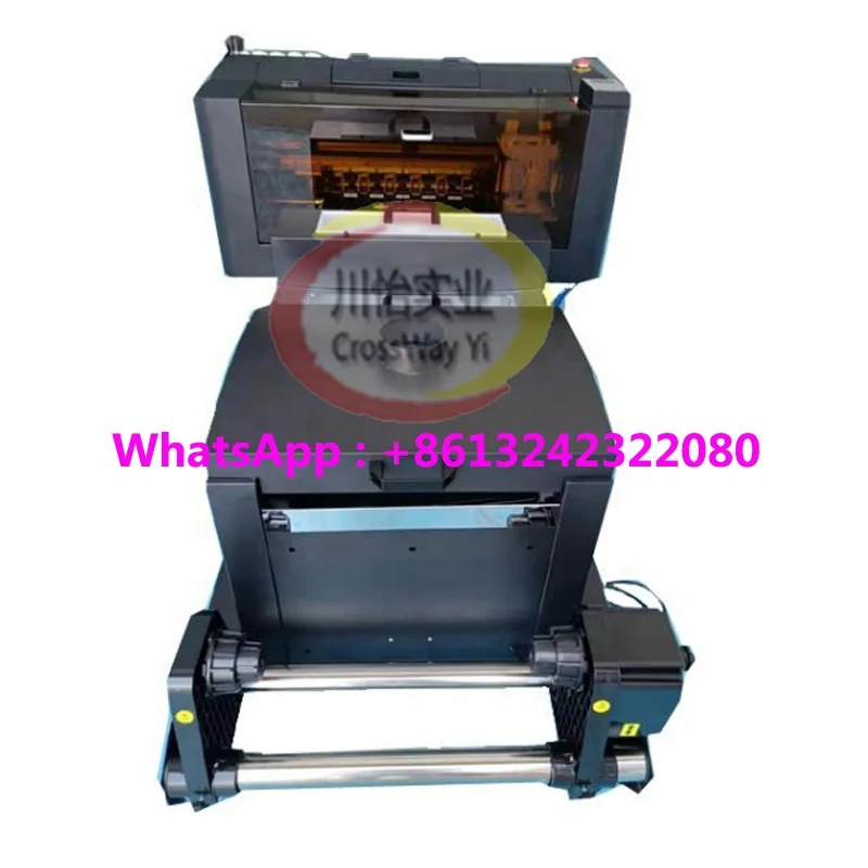 T-Shirt Digital  Printing Machine Two Head A3 DTF Printer With Powder Shaker