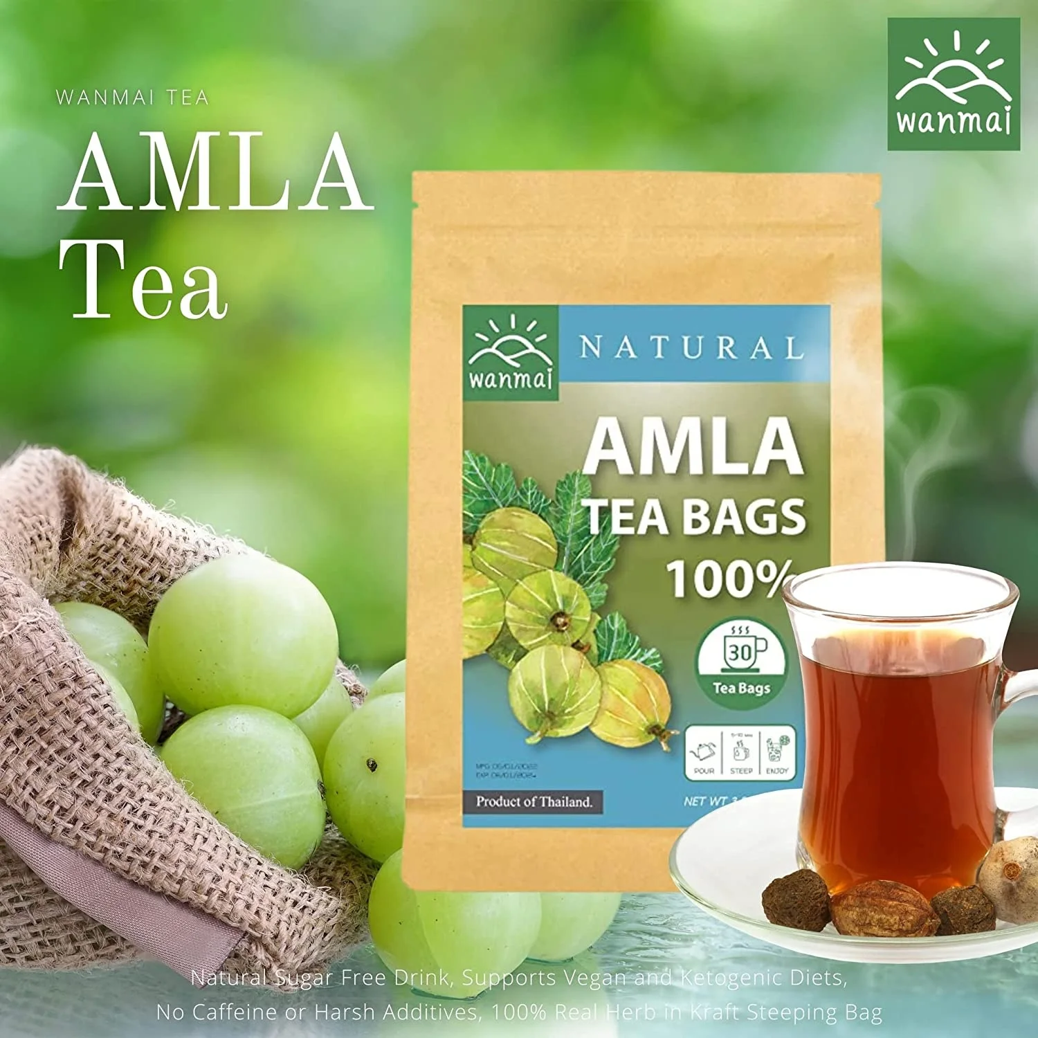WANMAI29 Amla Tea Taro Flavor Powder Purple Bag Light Sweet Packaging Color Dairy Feature Weight Sugar Shelf Type