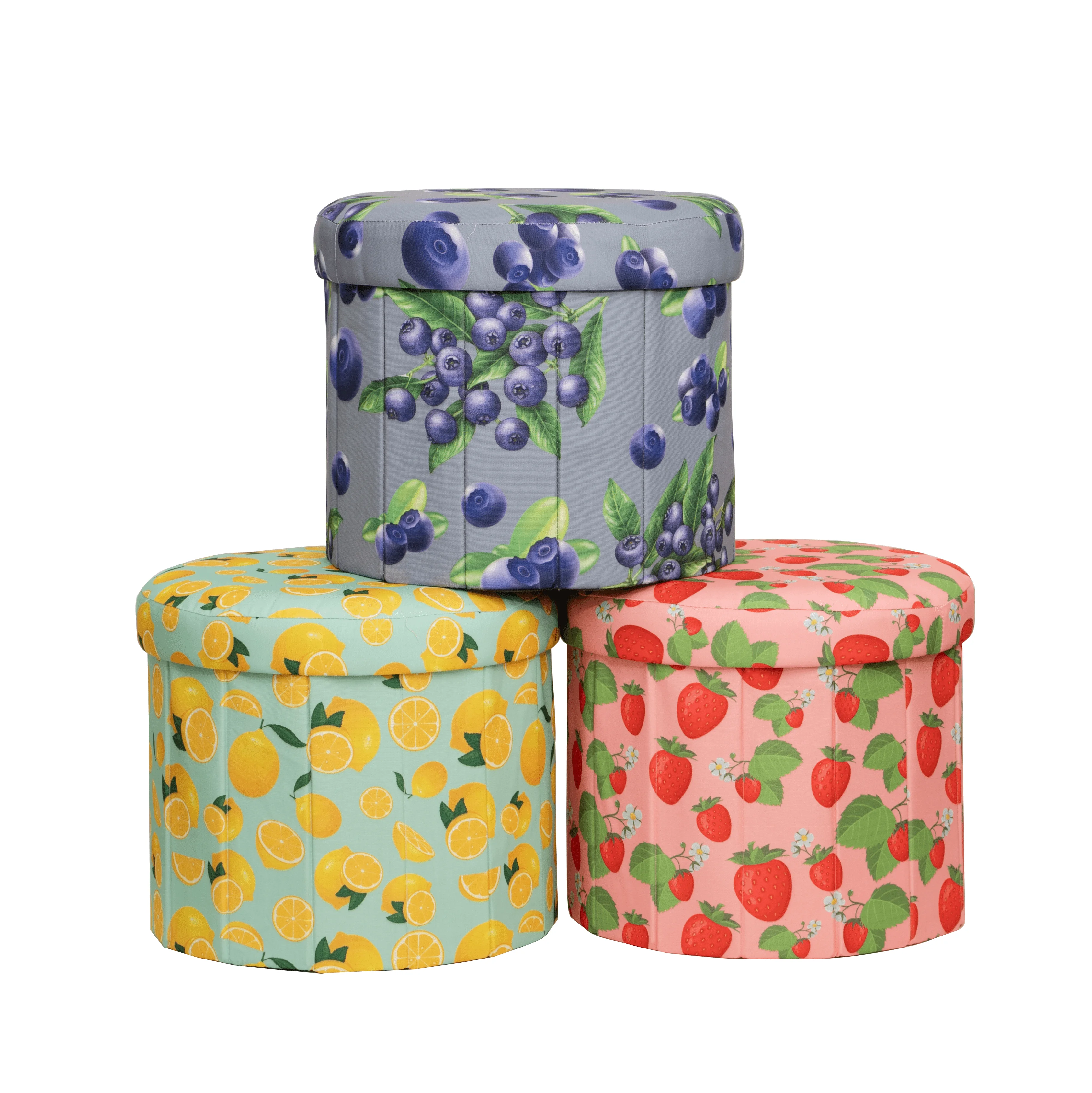 MA10 Foldable fabric ottoman storage bins & boxes for clothes book kids toys OEM Customized Factory Price