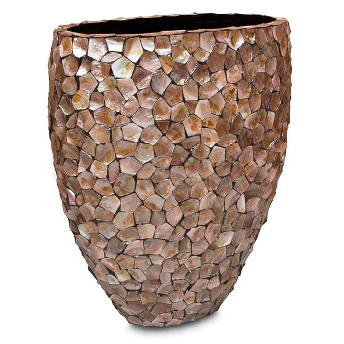 Wholesaler manufacturing luxury decorative mother of pearl vase from Viet Nam