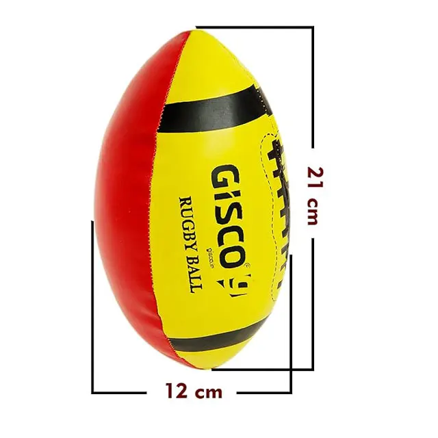 Size 5 Match Rugby ball fully hand sewn with long lasting grip and with bladder for professional use