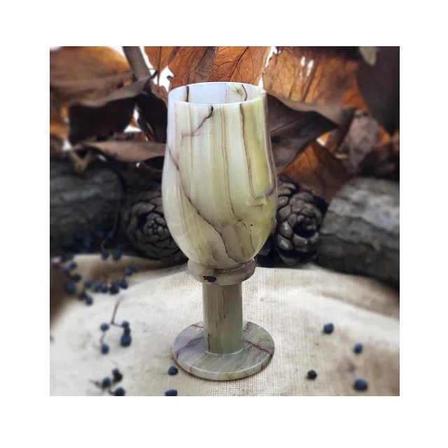 Premium Quality Affordable Pretty Marble Wine Glass Available In Pakistan