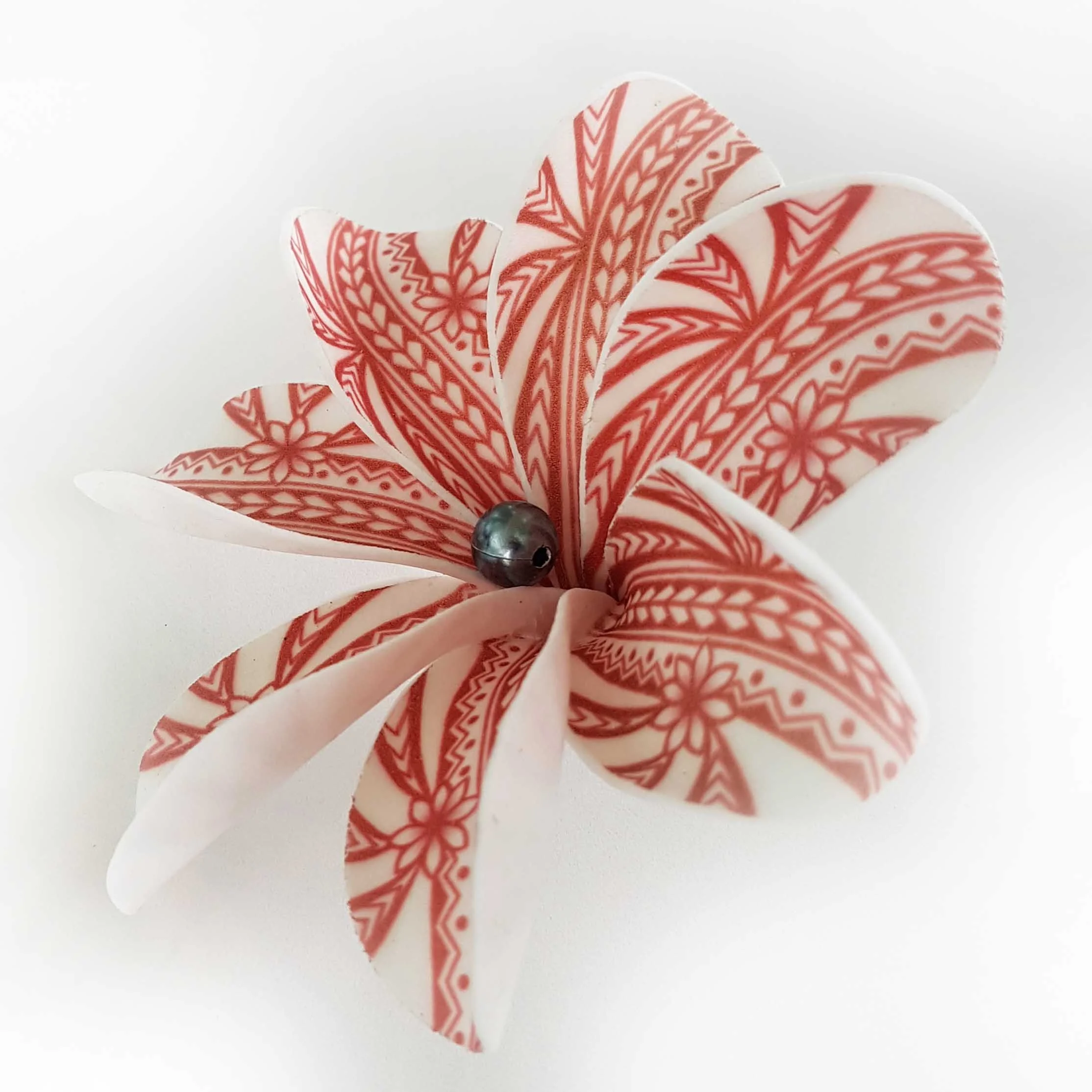 Best seller good quality Handcraft Handmade artificial tahitian foam flower with special tattoo and color pattern