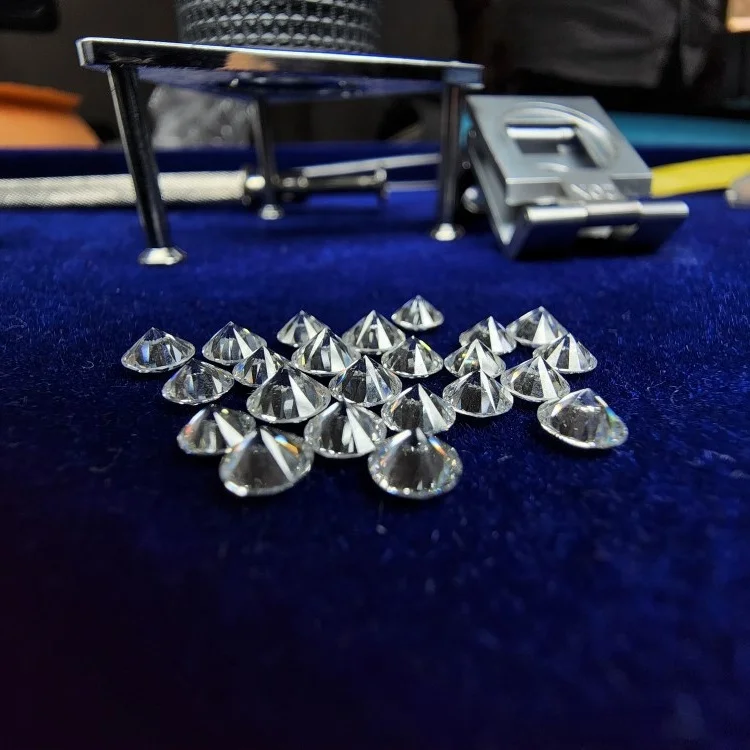 High Quality 1.25-1.8mm Loose Melee Cvd Diamonds Def Lab Created Diamond Real Synthetic Small Hpht Diamond Price