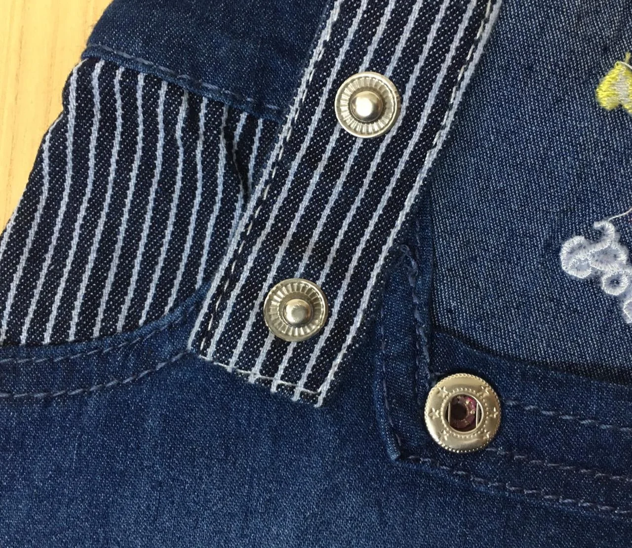 Girls Overall Skirts.100% Coton Pebric Girls Overall Skirt .