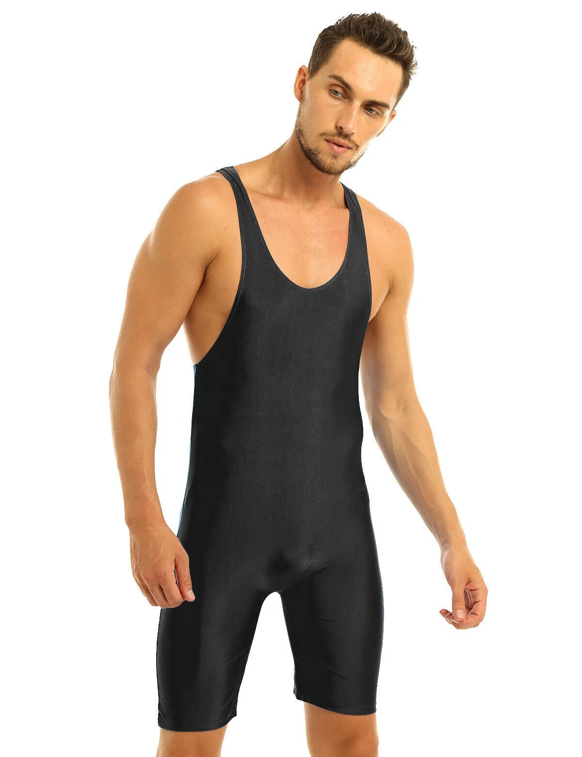 Wholesale weightlifting vest blank weightlifting suit wrestling single