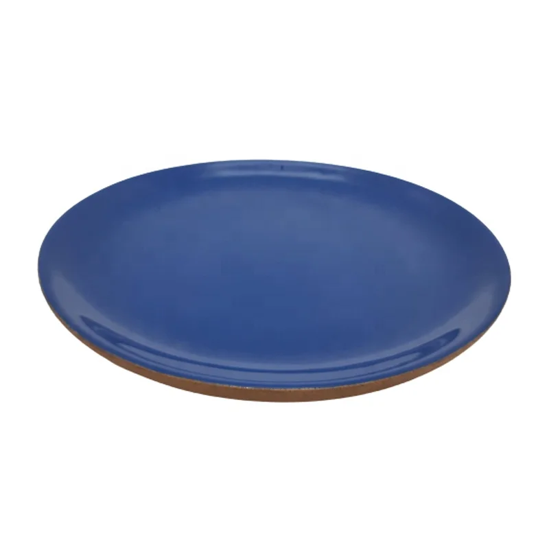 Wholesale Bulk Premium Design Modern High Quality Wooden Round Plate for Serving Dinnerware Kitchen Table Top Decor