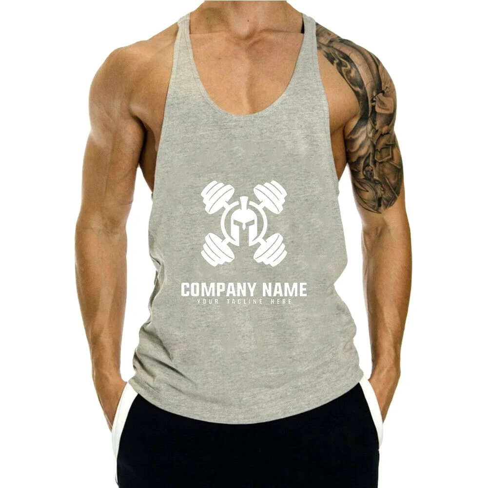  Бодибилдинг производитель мужской топ racerback твердый цвет на заказ тренажерный зал мужские стрингеры