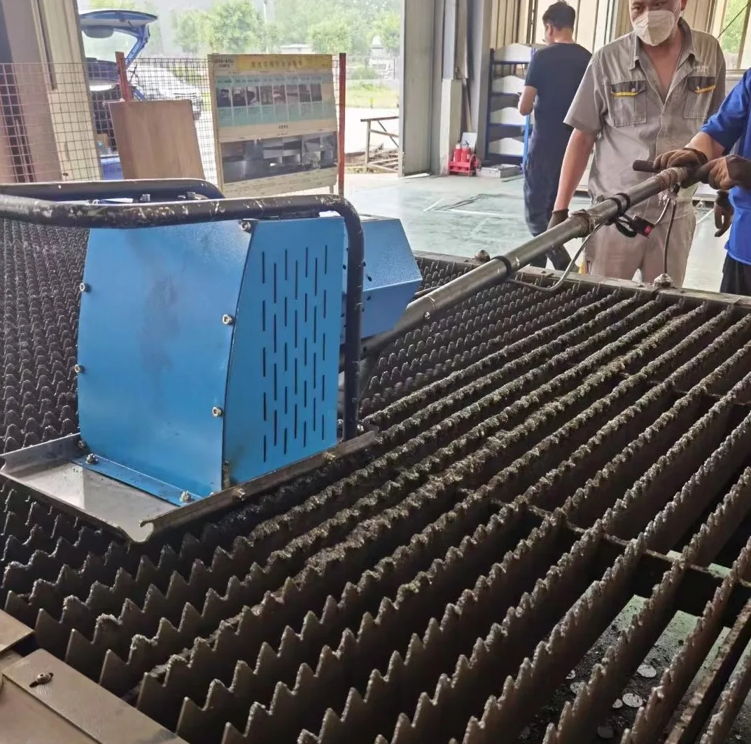 Slag Remover Slat Cleaner Slag Cleaner Fiber Laser Cutting Table Laser Slat Slag Cleaner
