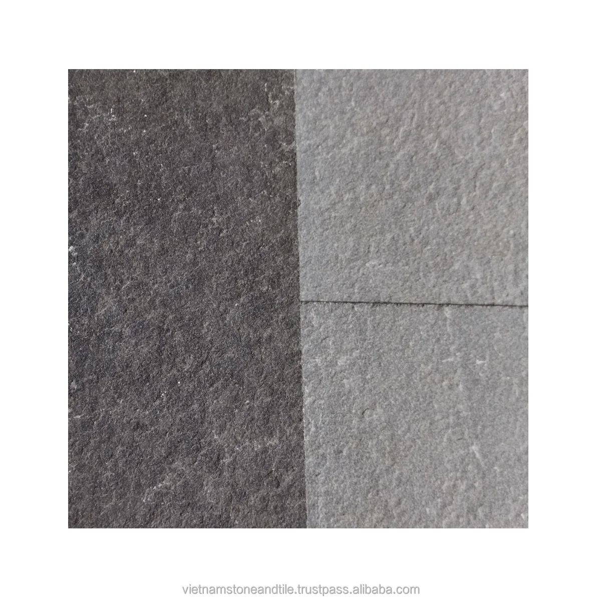 Customized Sizes Based on Request Basalt Interior Floor Tiles Tumbled Black Surface with Finished Surface High Hardness Projects