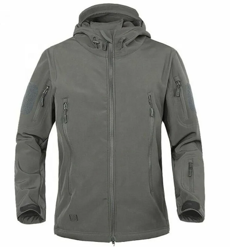 Soft Shell Tactical Jacket For Men Wholesale Waterproof Windbreaker Outerwear Solid Colors New Design Soft Shell Jacket