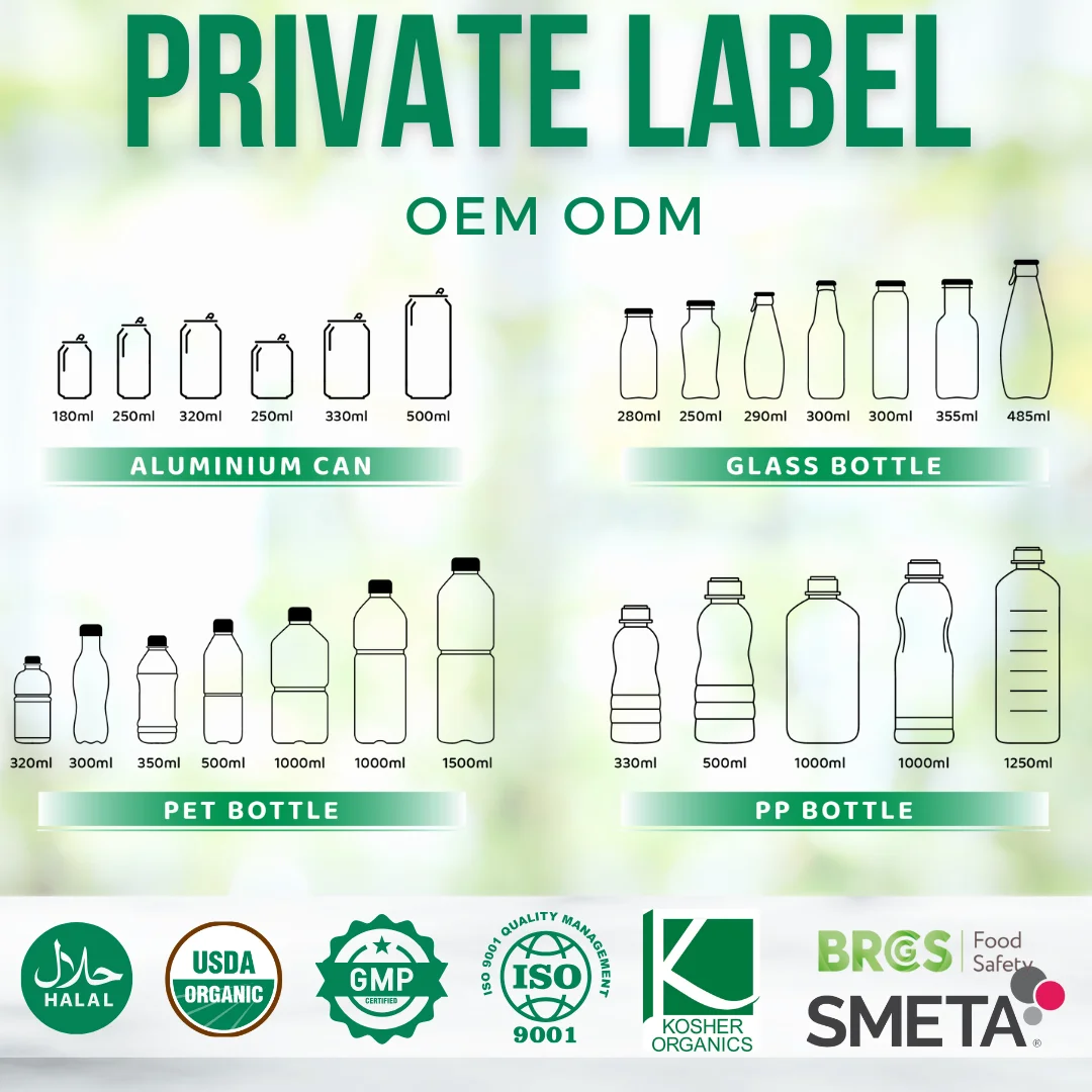 VINUT Vietnam Juice Drink with Pulp 490ml  Sugar-Free, Free Sample, Private Label, OEM/ODM Vietnam