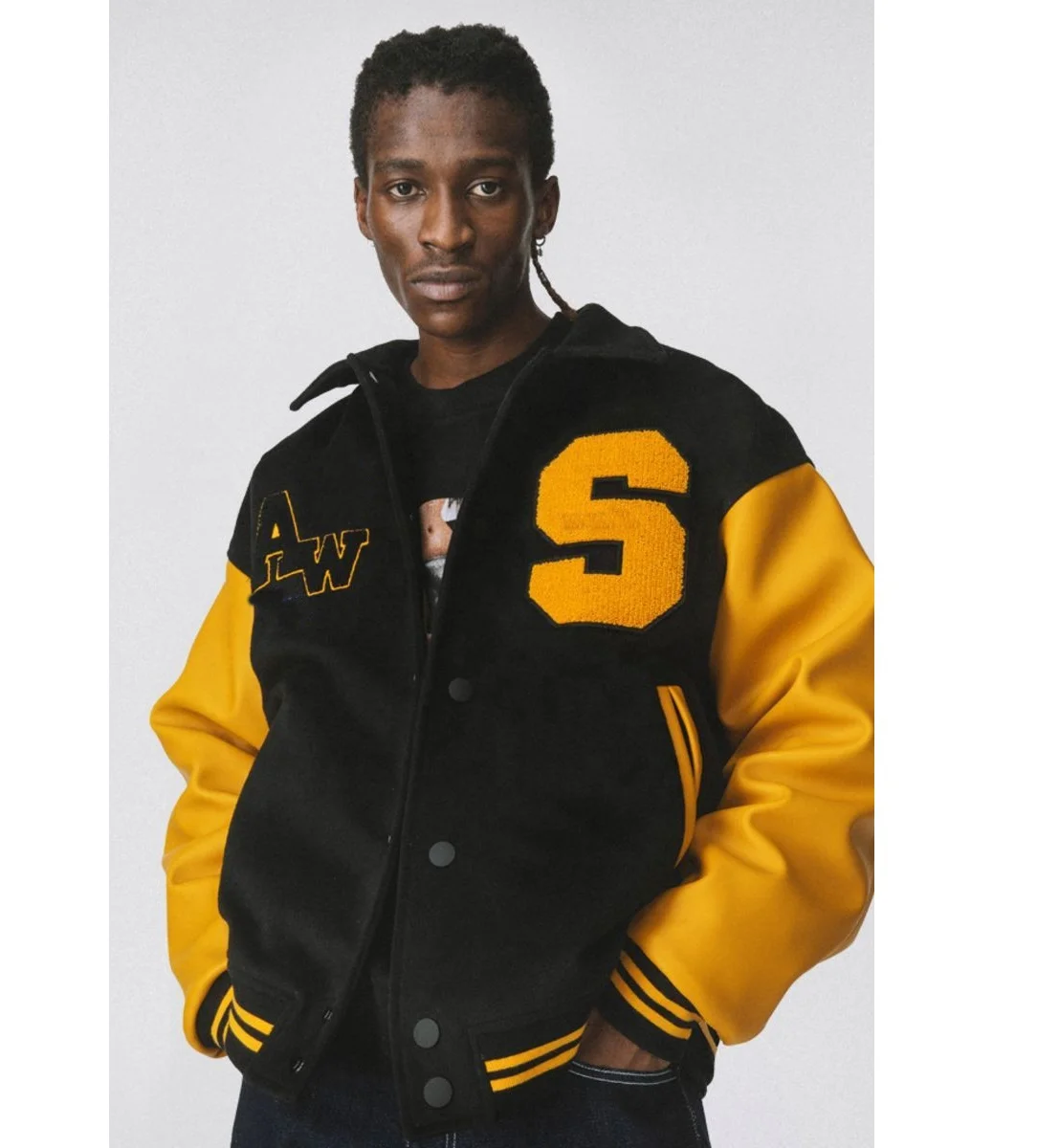 Оригинальная шерстяная куртка на заказ от производителя/винтажная мужская с вышивкой из синели подкладке letterman по низкой цене