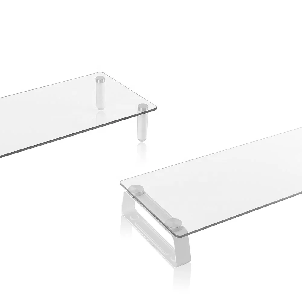 Universal Clear Flexible Acrylic Tabletop Computer Monitor Stand