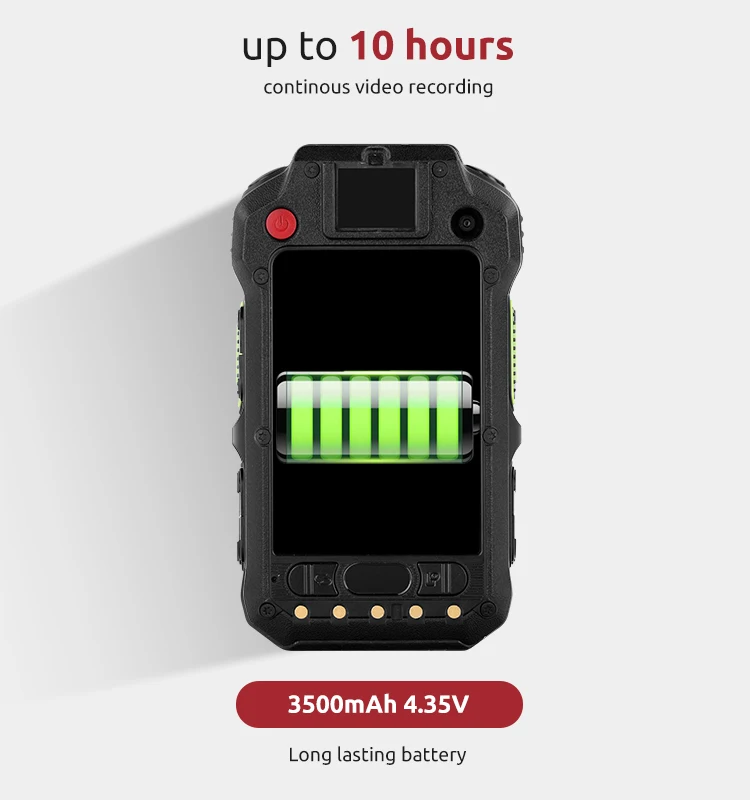 Wearable Body Worn 4G LTE Camera Android Cellular 1080P HD Live-Streaming IR Night Vision POC Commander Body Camera Recorder