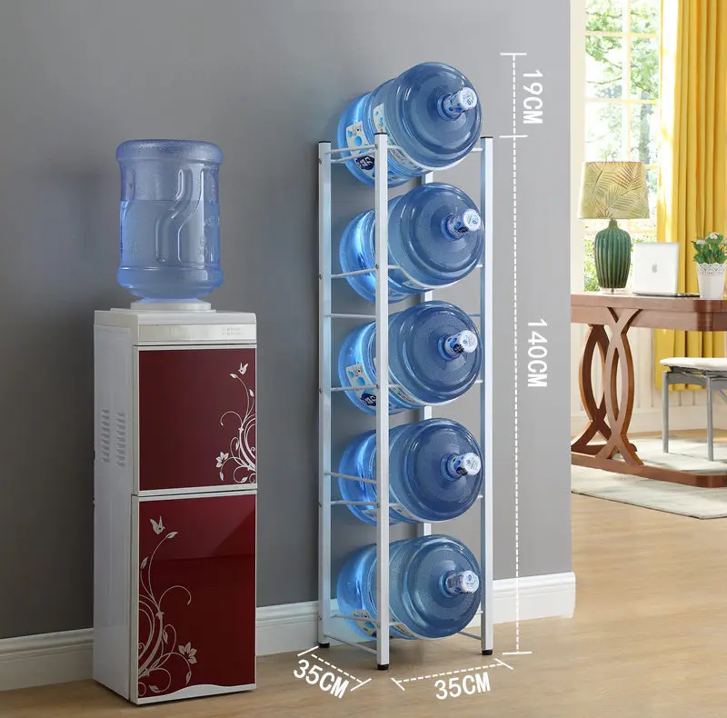 New Arrivals 5 Gallon Water Dispenser Bottle Rack / 4Tier Mineral Water Rack / 20 Liter Bottled Water Storage Rack