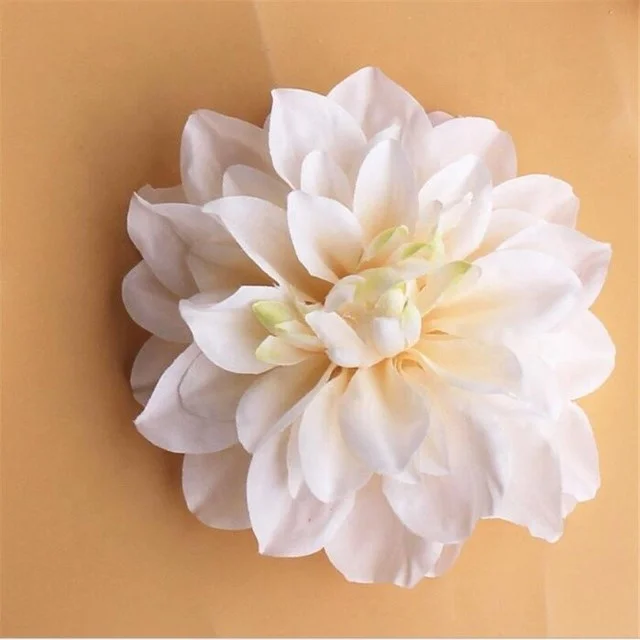 Artificial Silk Dahlia Flower Heads Simulation Aztec Dahlia Flower Head for for Home Wedding Birthday Party Decoration