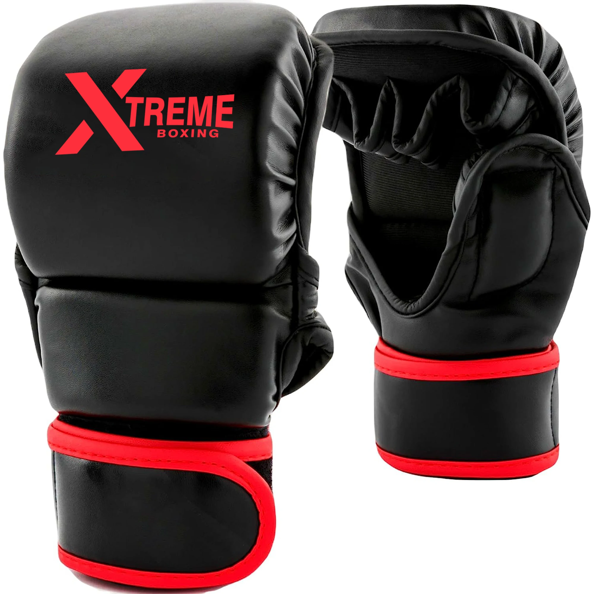 7oz MMA gloves for training sparring punching bag gym workout glove in genuine cowhide leather