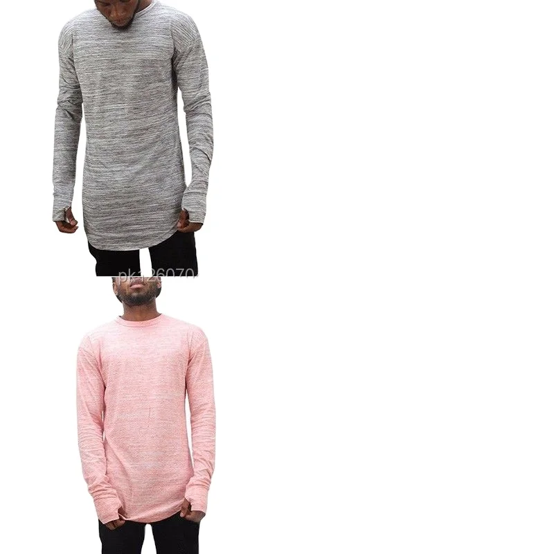 Удлиненная футболка на заказ-Новые дизайнерские футболки на заказ-Лидер продаж, высокое качество, Лучшая цена