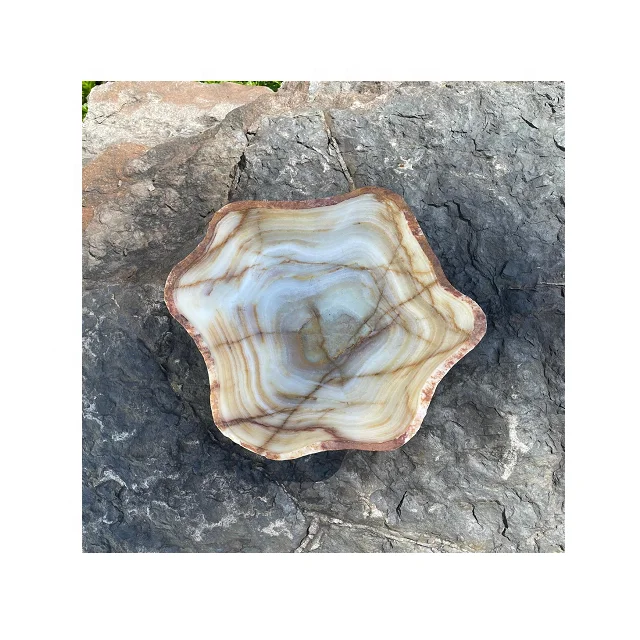 Wholesale Modern Premium Quality Fruit Bowls Fine Polished Onyx and Marble for Kitchen and Hotel 1-Year Warranty