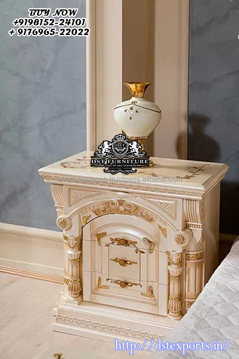 Резная мебель для спальни в стиле Mughal ампир Maharaja с высокой резьбой индийская