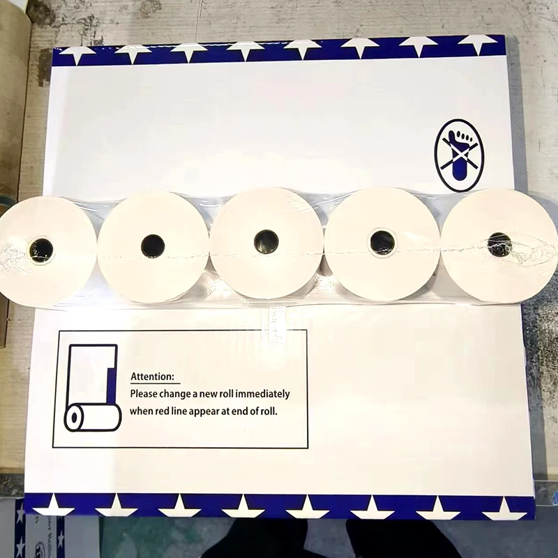 Guangzhou Square Receipt 76Mm Pos Thermal Paper 3 1/8 X 230 For Pos Machine 57Mm China