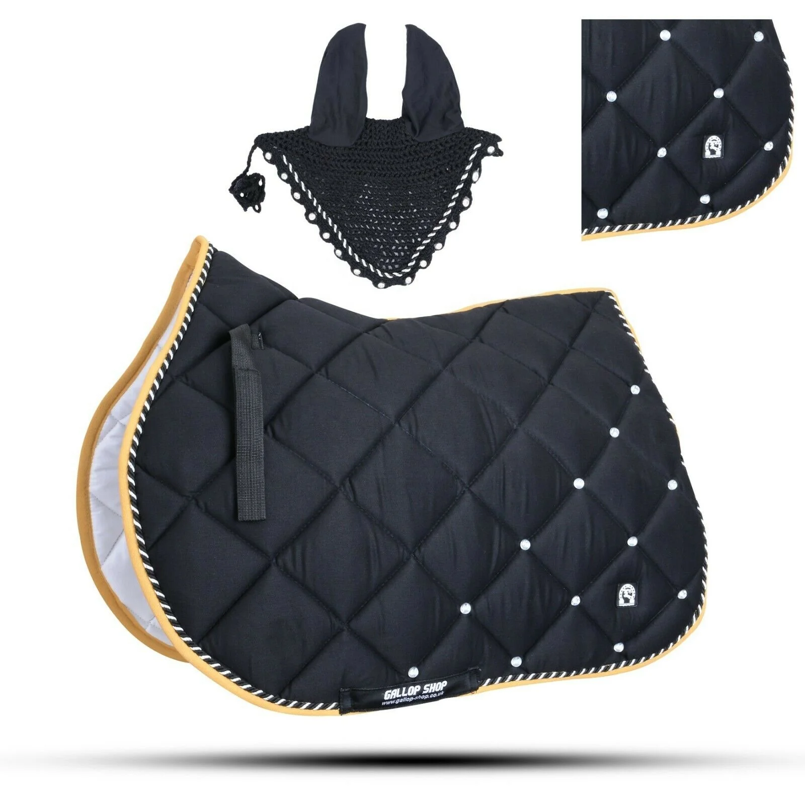 Horse Jumping Saddle Pads Ear Bonnet horse riding pad