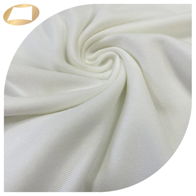 Eco friendly clothy feel polyester lyocell lycra athleisure apparel fabric