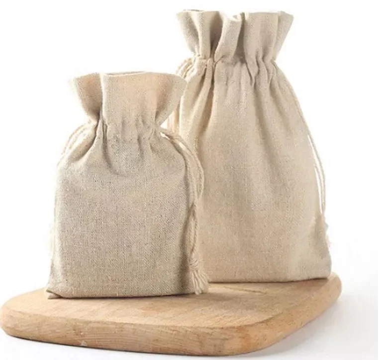 Cotton Dust Bag  Dust Drawstring Bag Custom Logo Printed Cotton Dust Bags