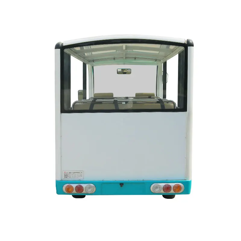 Most Popular 14-Seater Sightseeing Bus with Unclosed Doors Automatic Transmission