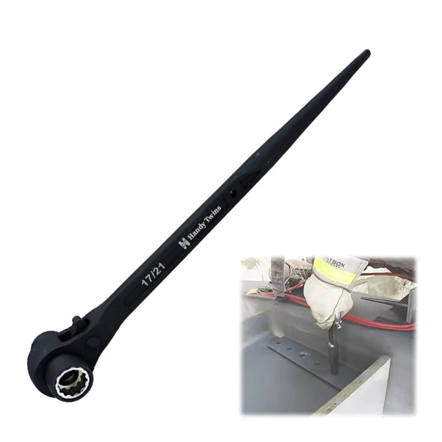 Double Ended Socket Ratcheting Podger Spanner