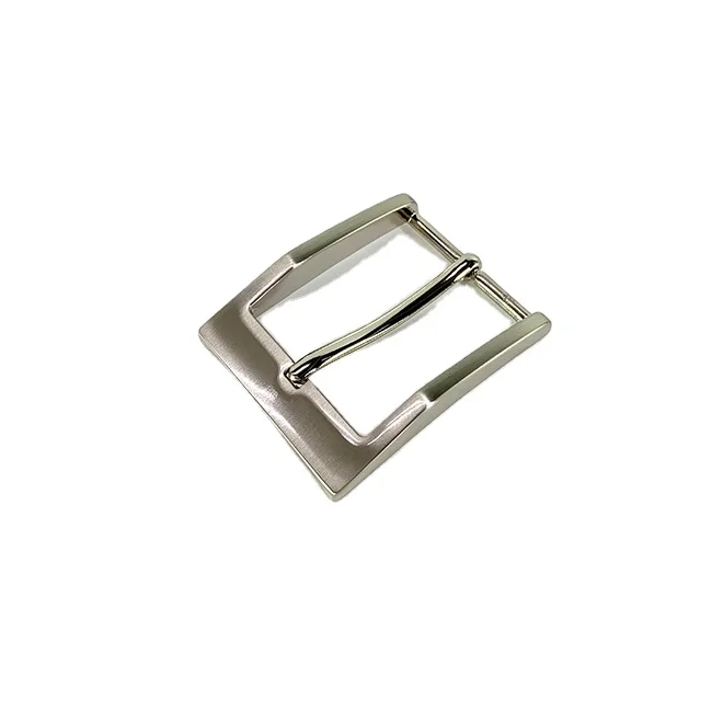Classical 35mm pin buckle with nickel finish for office