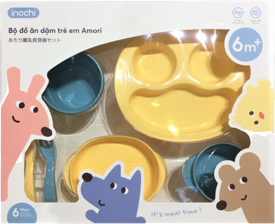 Safe For Baby BPA Free Primary PP Plastic Baby Feeding Set Wholesale From Vietnam Manufacturer