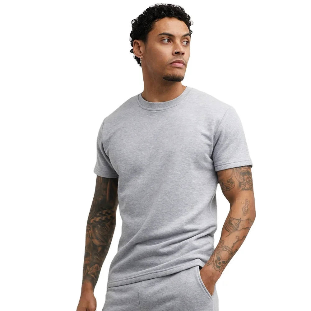 Wholesale Custom Printed Embroidered Logo Ring Spun 100% Combed Cotton T Shirt Men