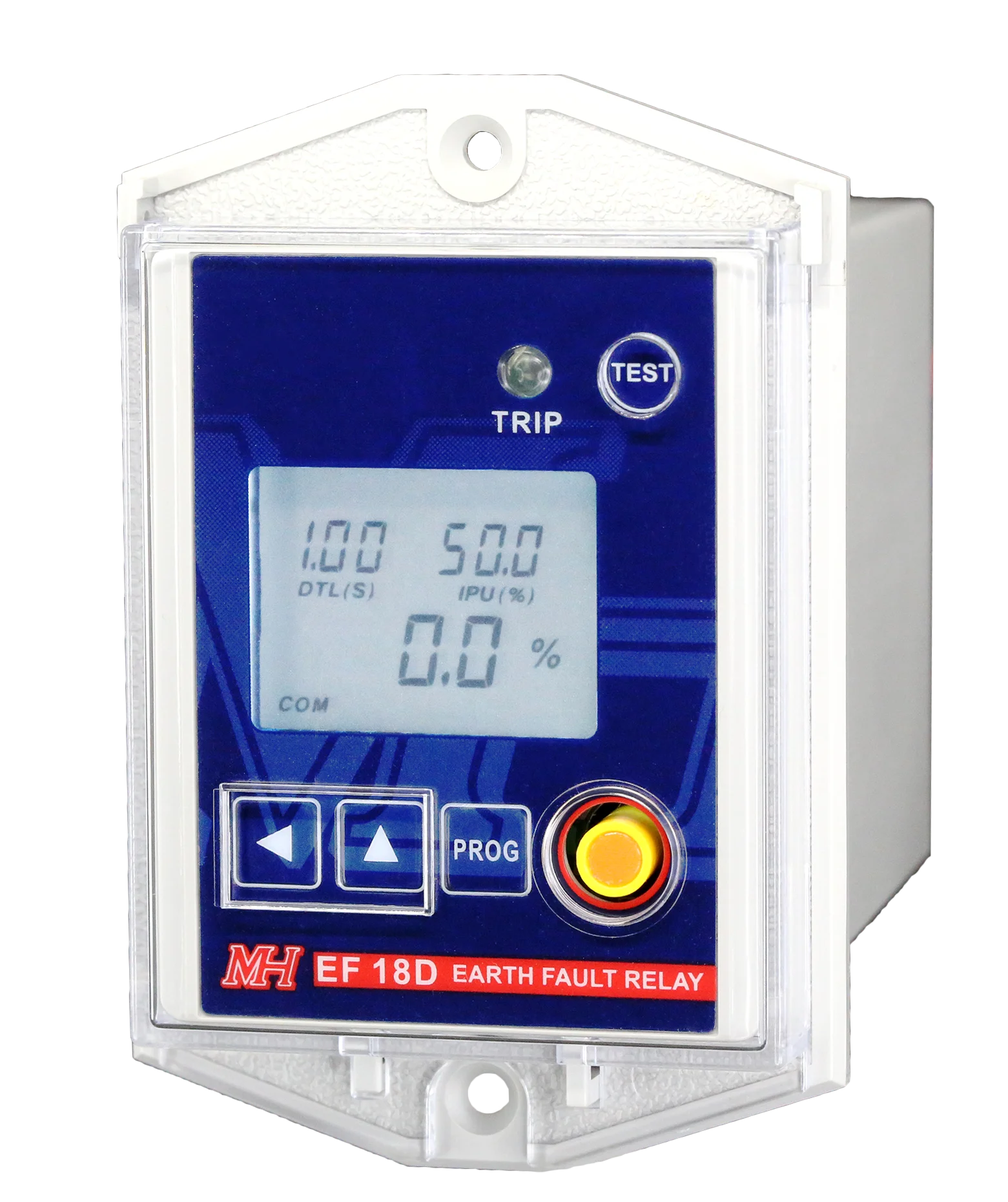 Цифровое реле неисправности заземления MH EF18D DTL ANSI 50G/51G 50N/51N с уникальной механической кнопкой