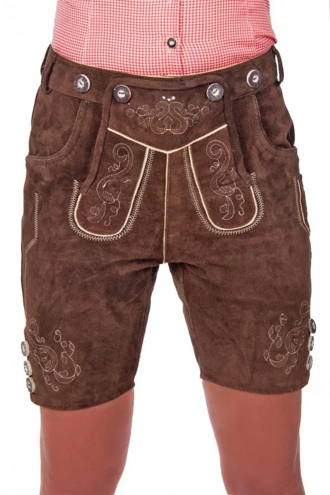 high quality traditional  women kurzhose trachten lederhosen - oktoberfest shorts - bavarian 2024