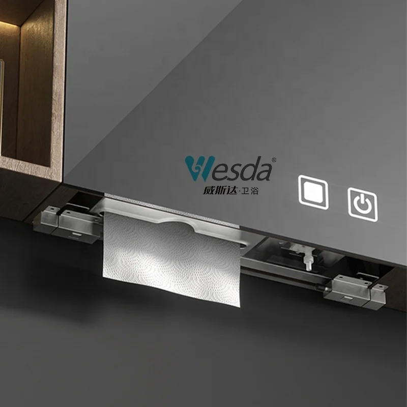 WESDA Commercial Behind Mirror Recessed Wall Mounted Hand Foam Soap Dispenser Smart Touchless Sensor Automatic Soap Dispenser