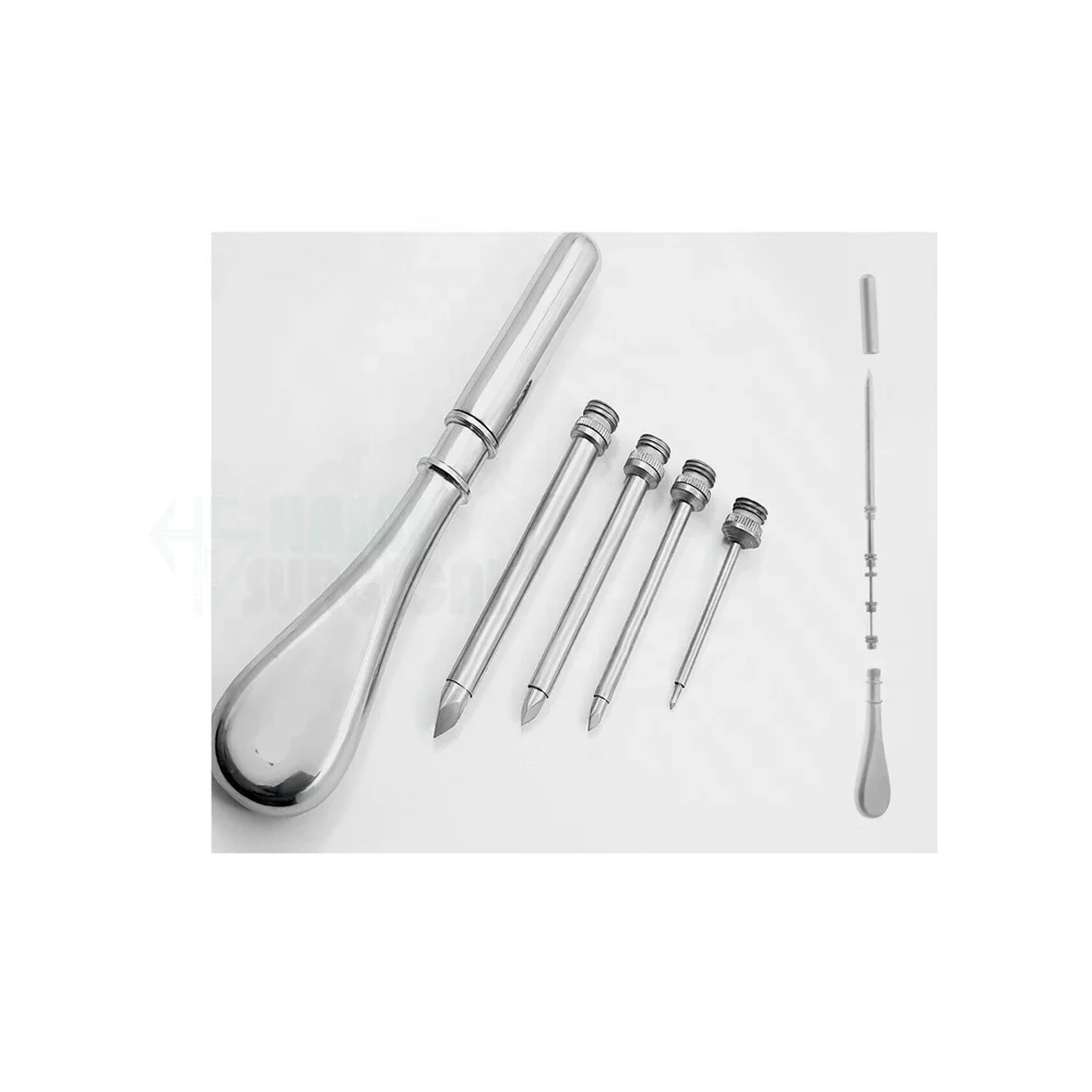 Высококачественное ветеринарное хирургическое оборудование для троакара и канюли 4 в 1 производство Пакистане