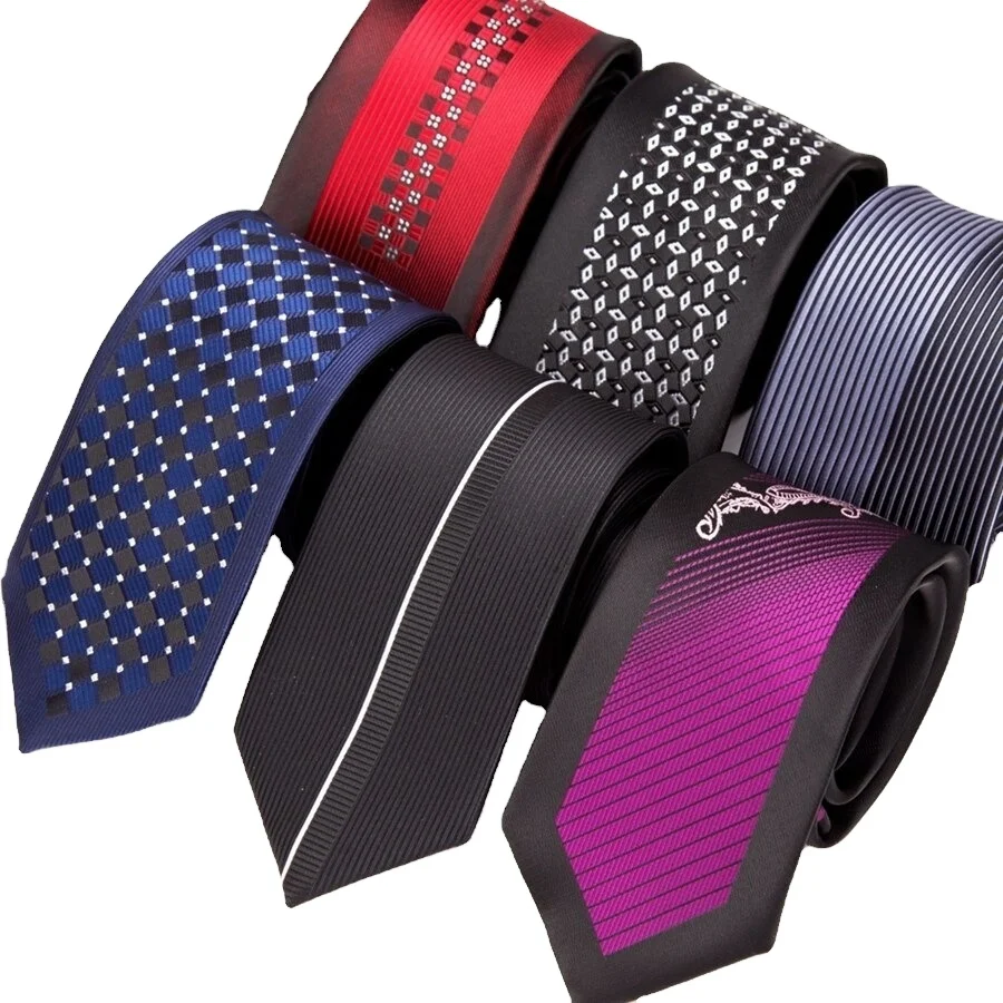 Mens Ties Formal Luxurious Striped Necktie Business Wedding Fashion Jacquard 6cm Ties for Mens Dress Shirt Accessories Bow Tie