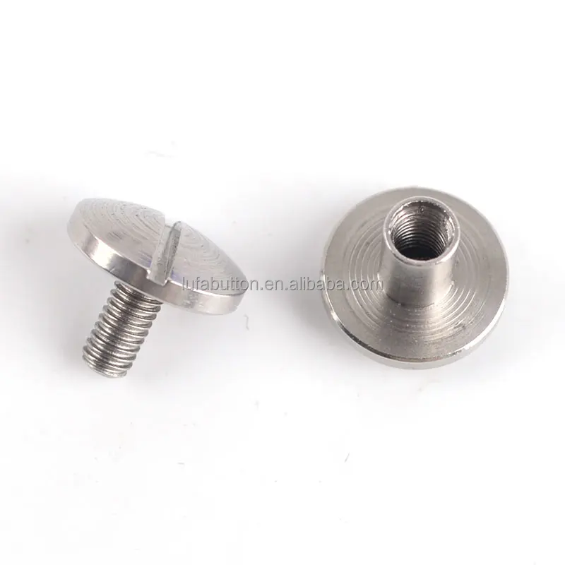 Manufacturer Stainless Steel ScrewBack Rivet Stud Screw Nail  Leather Belt for Sewing 4-20MM