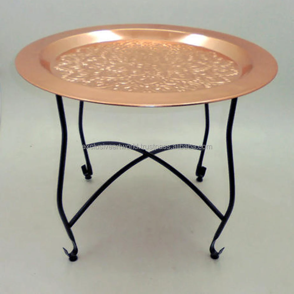 New Design Metal Center Table Western Style Home Living Room Furniture antique Moroccan Coffee copper Modern